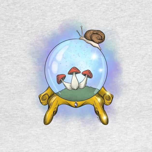 Crystal ball mushroom by Throwin9afit